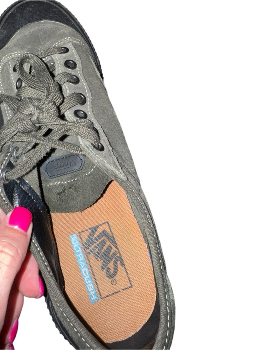 Converse Men's Olive Green Low-Top Lace-Up Sneakers - Picture 7 of 9